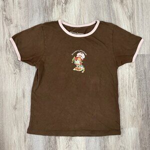 Vintage Strawberry Shortcake ringer tee - Small
